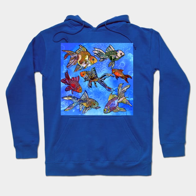 Wild Fancy Fish Hoodie by Zodiart